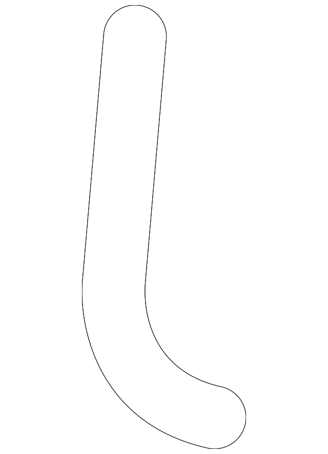 Rear Window Washer Nozzle Hose - GM (15192802)