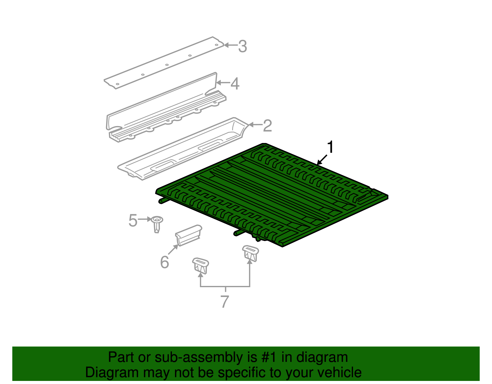 Load Floor Mat - GM (93441757)