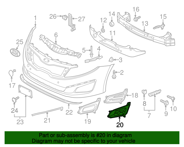 20142015 Kia Optima Trim Molding 865632T500 Kia Automotive Parts