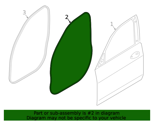 51769447076 20192024 BMW X5 Door WeatherStrip (51769447076