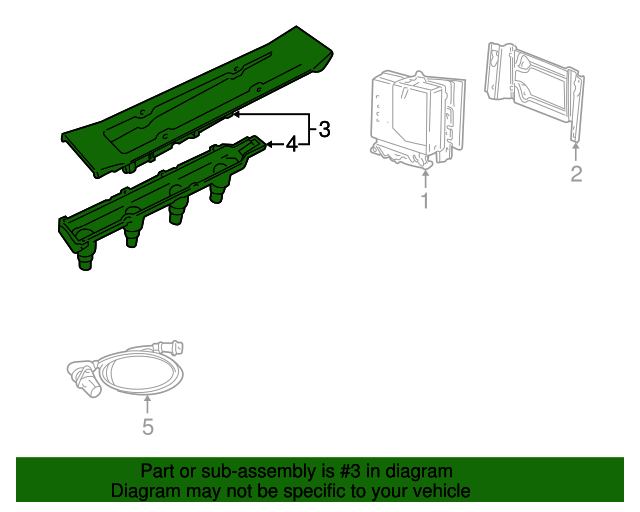 Genuine Ignition Cassette 4 Cylinder Red for 32022495 Over 30 Off
