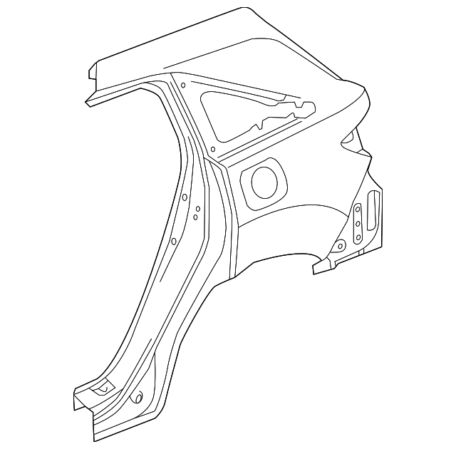 Genuine OEM Acura Quarter Panel Part 04646TX4A60ZZ Acura Parts