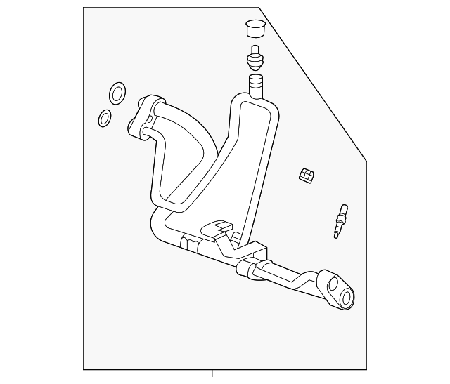 20202024 GM Air Conditioning Evaporator Hose 23407001 GM