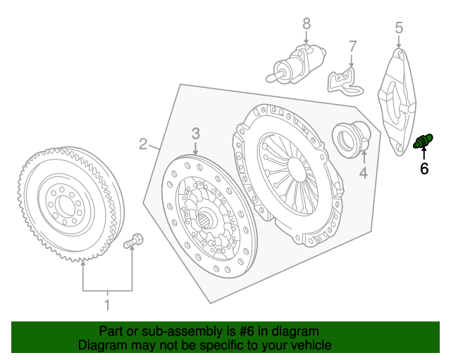 21511223328 19972021 BMW Clutch Release Arm Bushing (21511223328