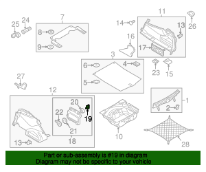 2012-2022 Audi Interior Quarter Panel Trim Panel Access Cover 4L0-867 ...