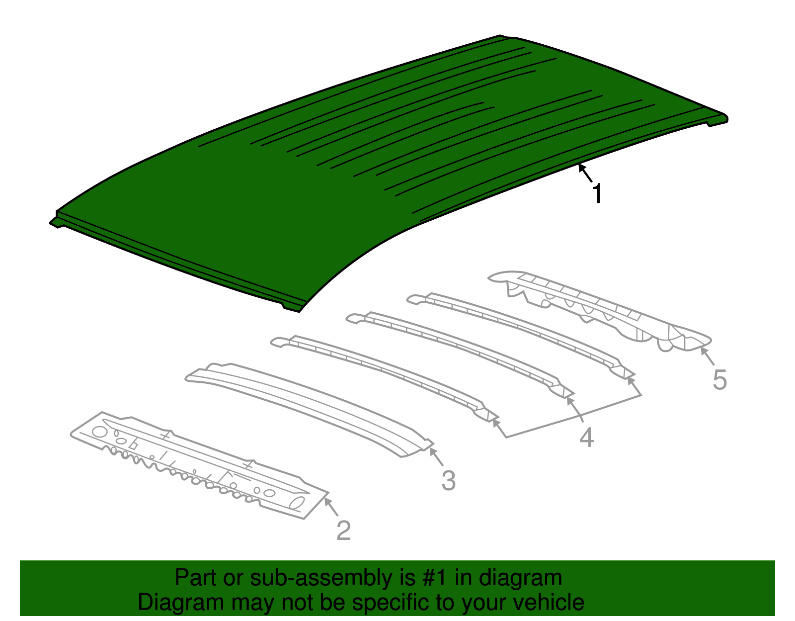 Roof Panel - GM (84437282)