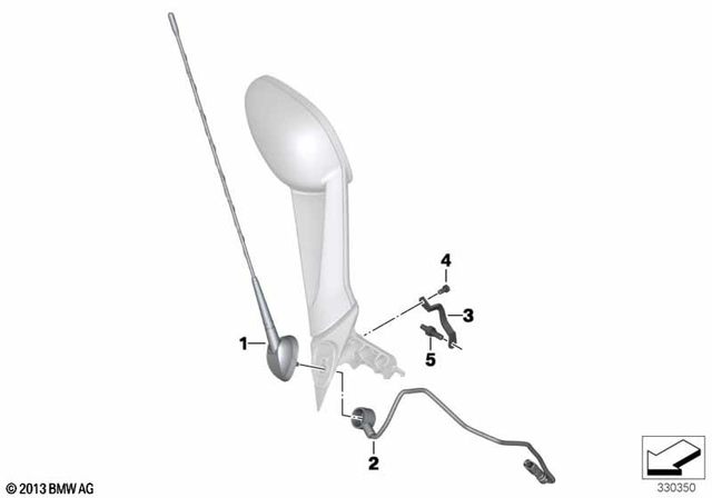65217728901 - Antenna 1992-2021 BMW-Motorrad | BMW Motorrad USA