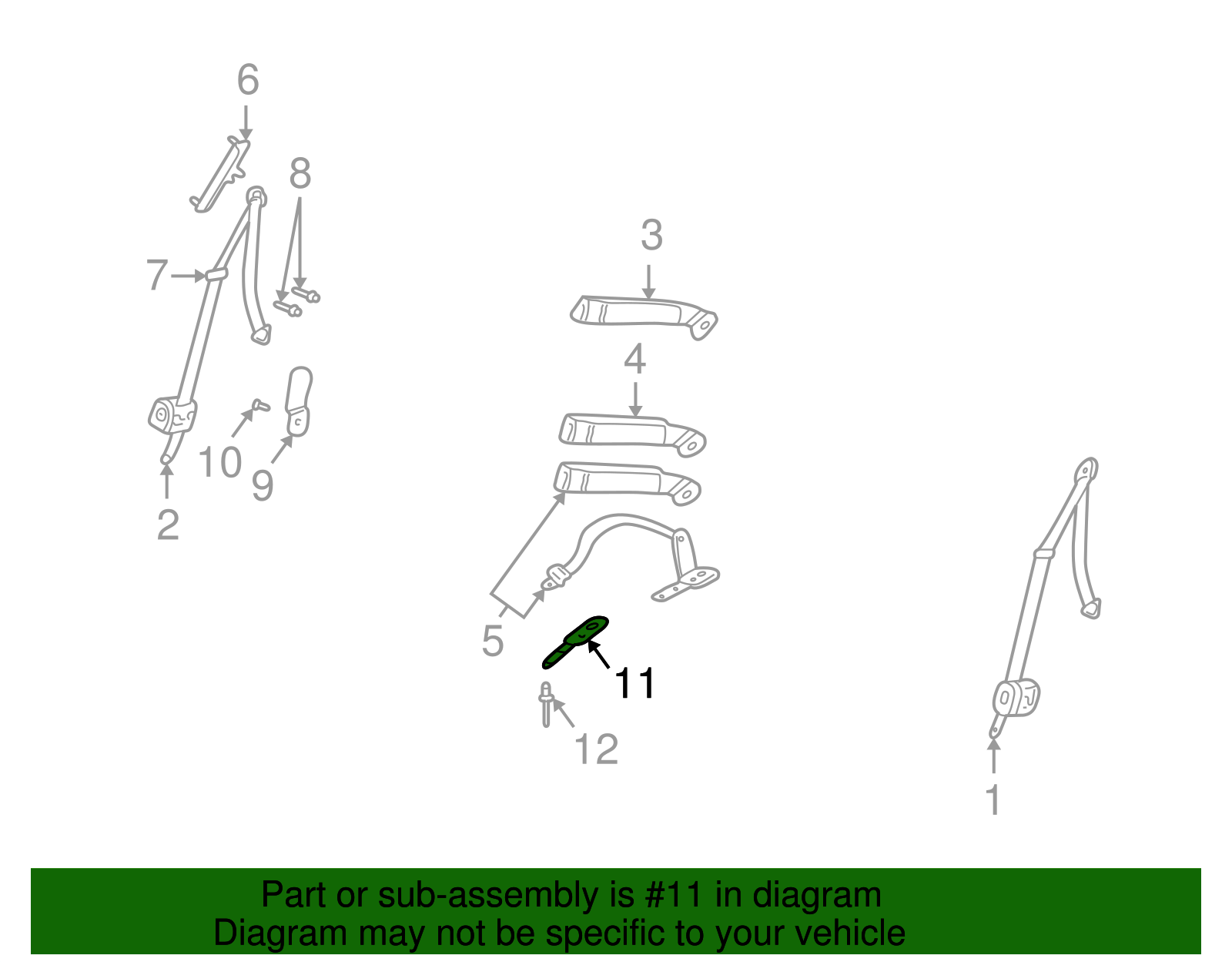 Seat Spacer - GM (88899129)
