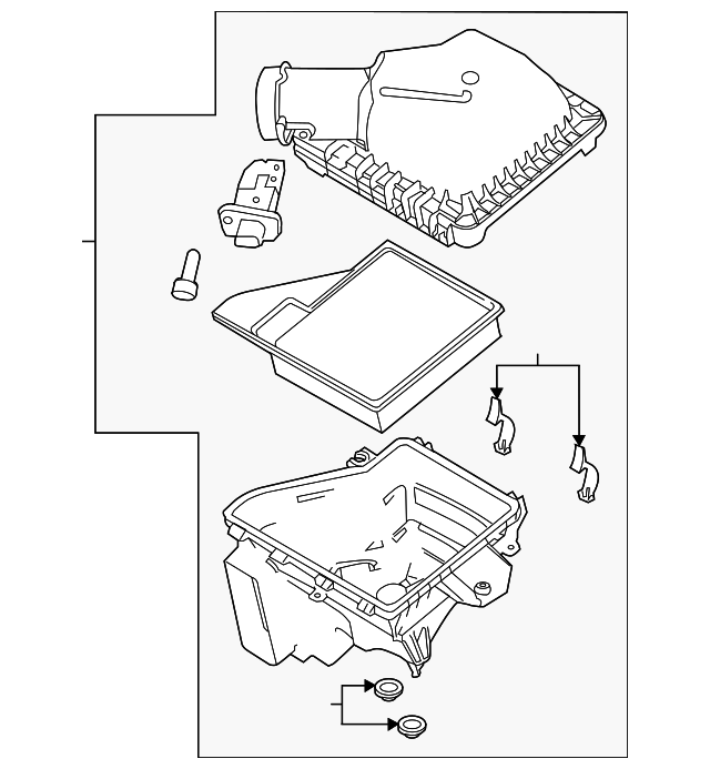 20112014 Ford Mustang Air Cleaner Assembly BR3Z9600C Blue Springs
