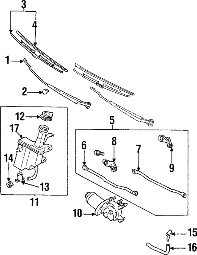 19951998 Mazda Protege Pivot Shaft BC1M67364 Florida Mazda Parts
