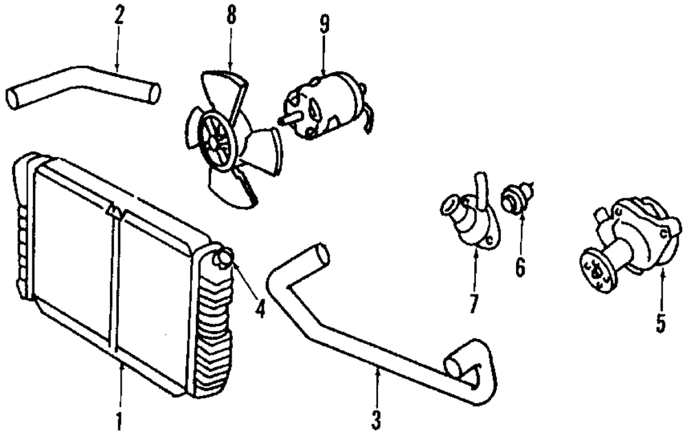 Water Pump - Ford (E8FZ-8501-A)