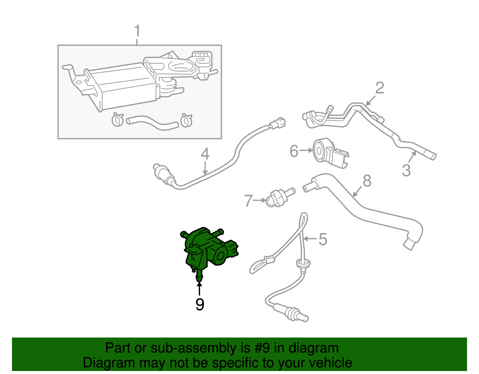 Vacuum Valve - Toyota (25860-0H090)