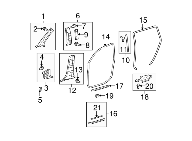 TOYOTA Genuine 62332-48040-C0 Door Opening Trim Weatherstrip TOYOTA Genuine 62332-48040-C0 Door Opening Trim Weatherstrip
