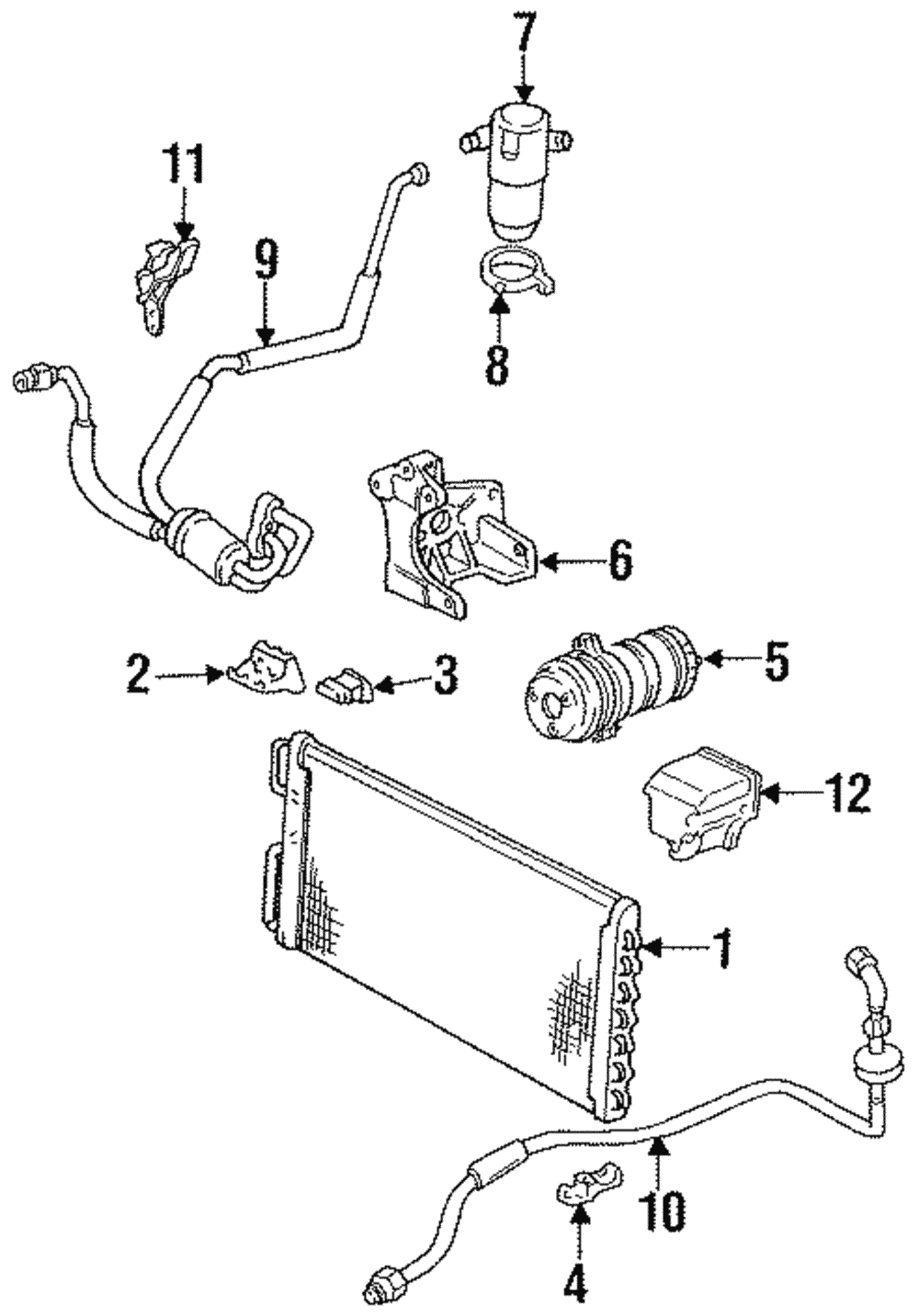 Air Conditioning Evaporator Tube Refrigerant Liquid Hose - GM (25663761)