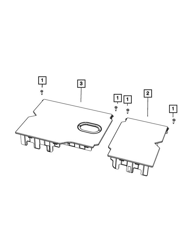 20192024 Ram Load Floor 6YA07LC5AA Mopar Auto Parts Direct