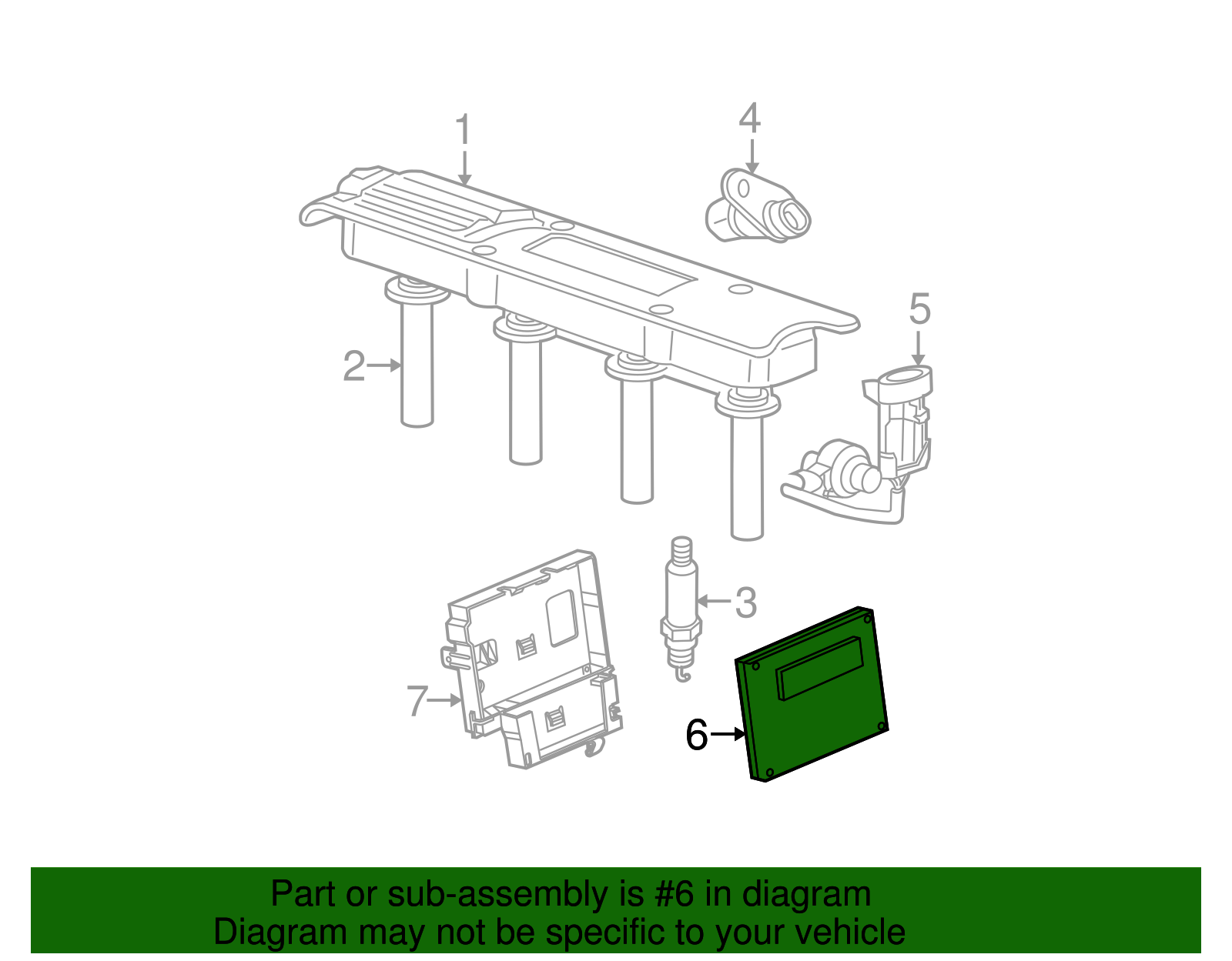 Engine Control Module - GM (12580756)