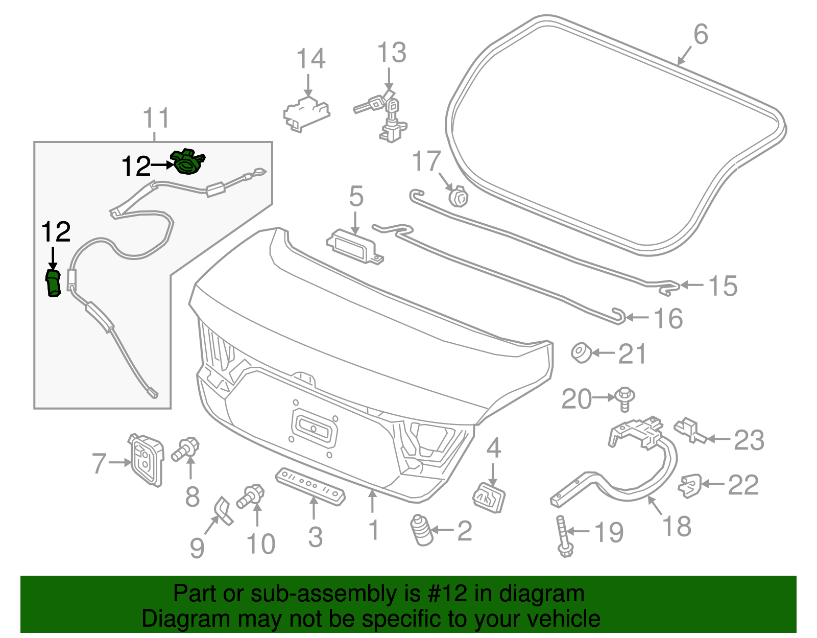 2003-2025 Honda Release Cable Clip 91504-SDA-003 | Cheaper Honda Parts