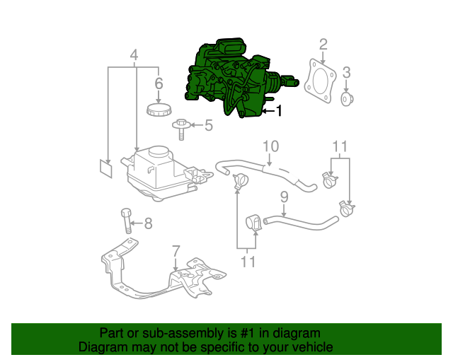 4705047150 Master Cylinder Assembly 20102011 Toyota Prius Longo