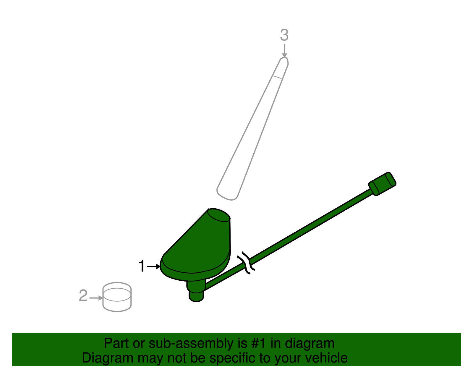Antenna - Volkswagen (7L6-035-503)