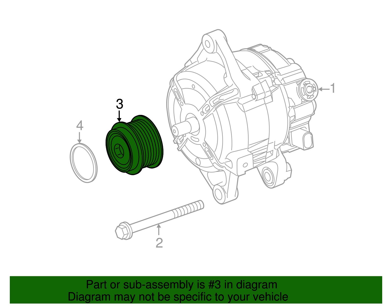 Pulley - Scion (27415-0T060)