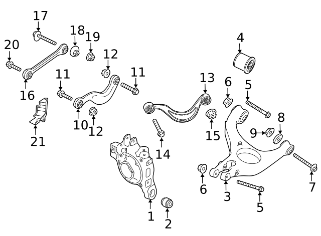 2003-2023 Porsche Lower Control Arm Adjust Cam WHT-001-796-A | Porsche ...
