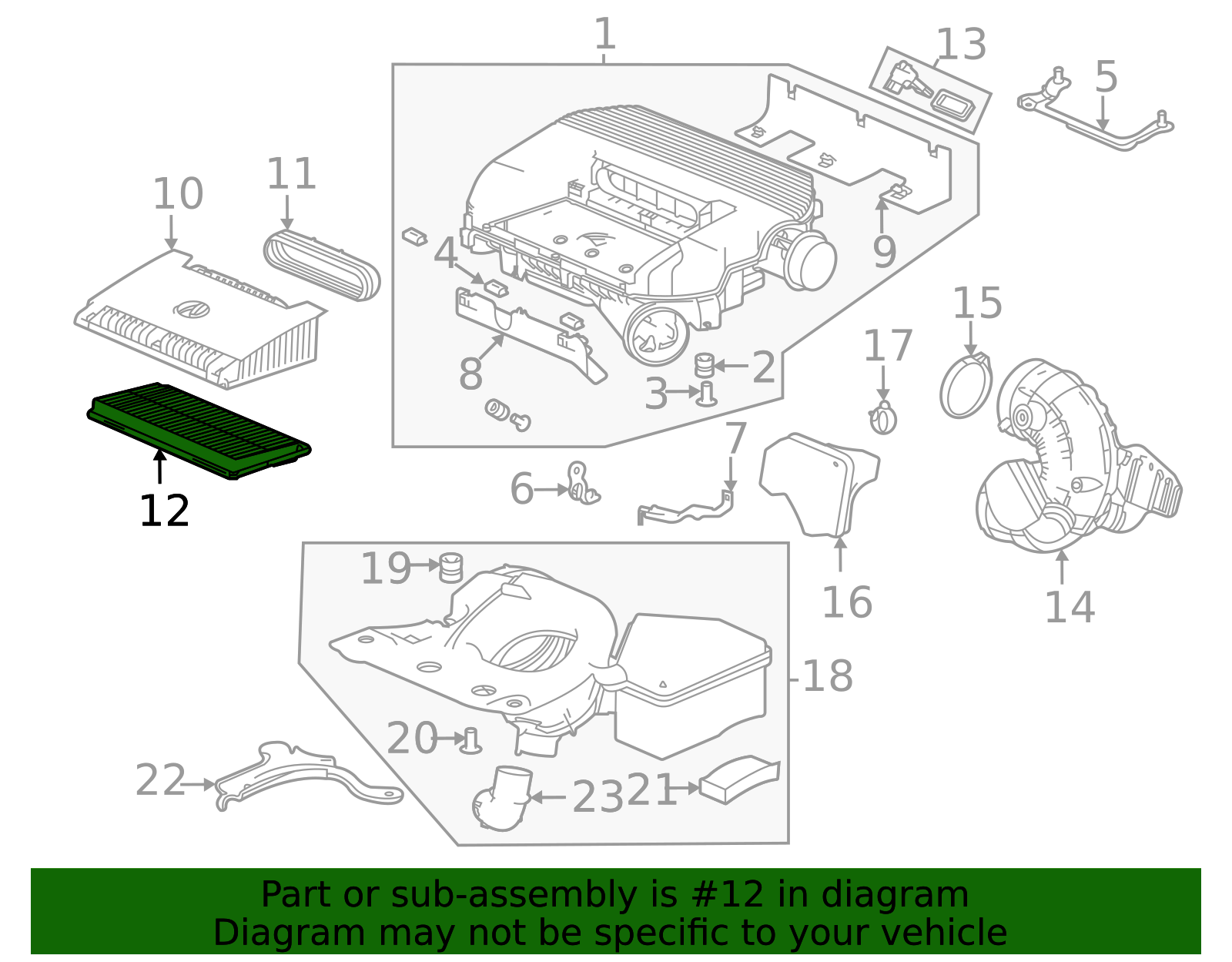 20222025 Acura MDX Air Filter 1722061AA00 Acura OEM Parts Online