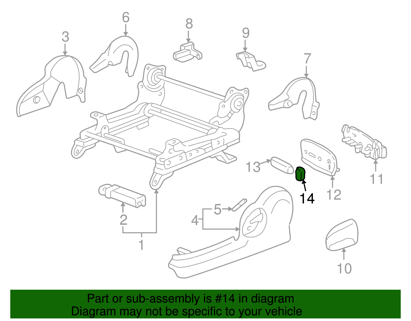 Adjust Knob - Toyota (84921-30130-C0)