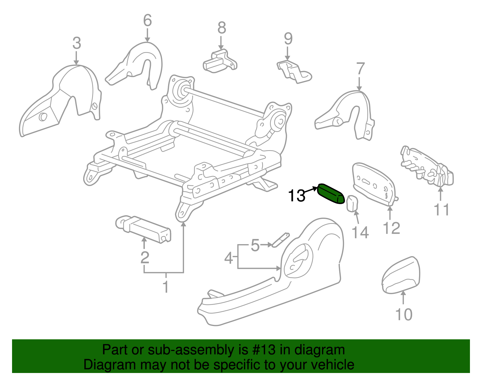 Adjust Knob - Toyota (84921-24050-C0)