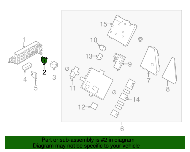 20122019 Porsche 911 Fuse And Relay Center Base 95561030700