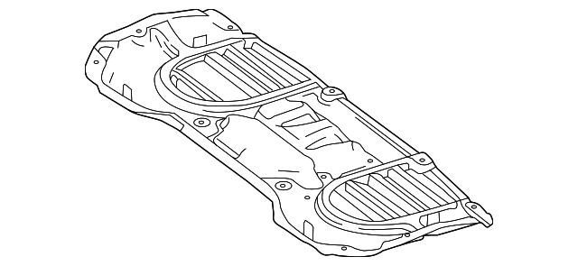 166-520-05-23 - Rear Shield 2012-2019 Mercedes-Benz | Mercedes 