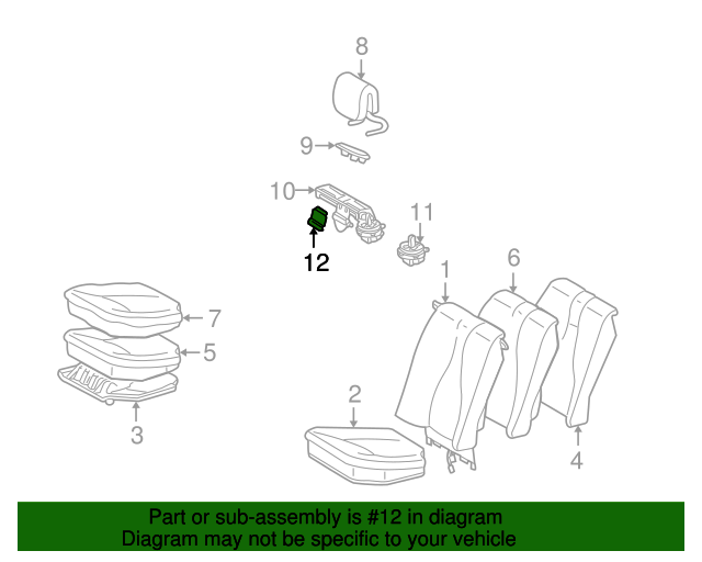 Headrest Motor Bracket - Mercedes-Benz (220-805-00-84) | XportAuto Headrest Motor Bracket - Mercedes-Benz (220-805-00-84) | XportAuto