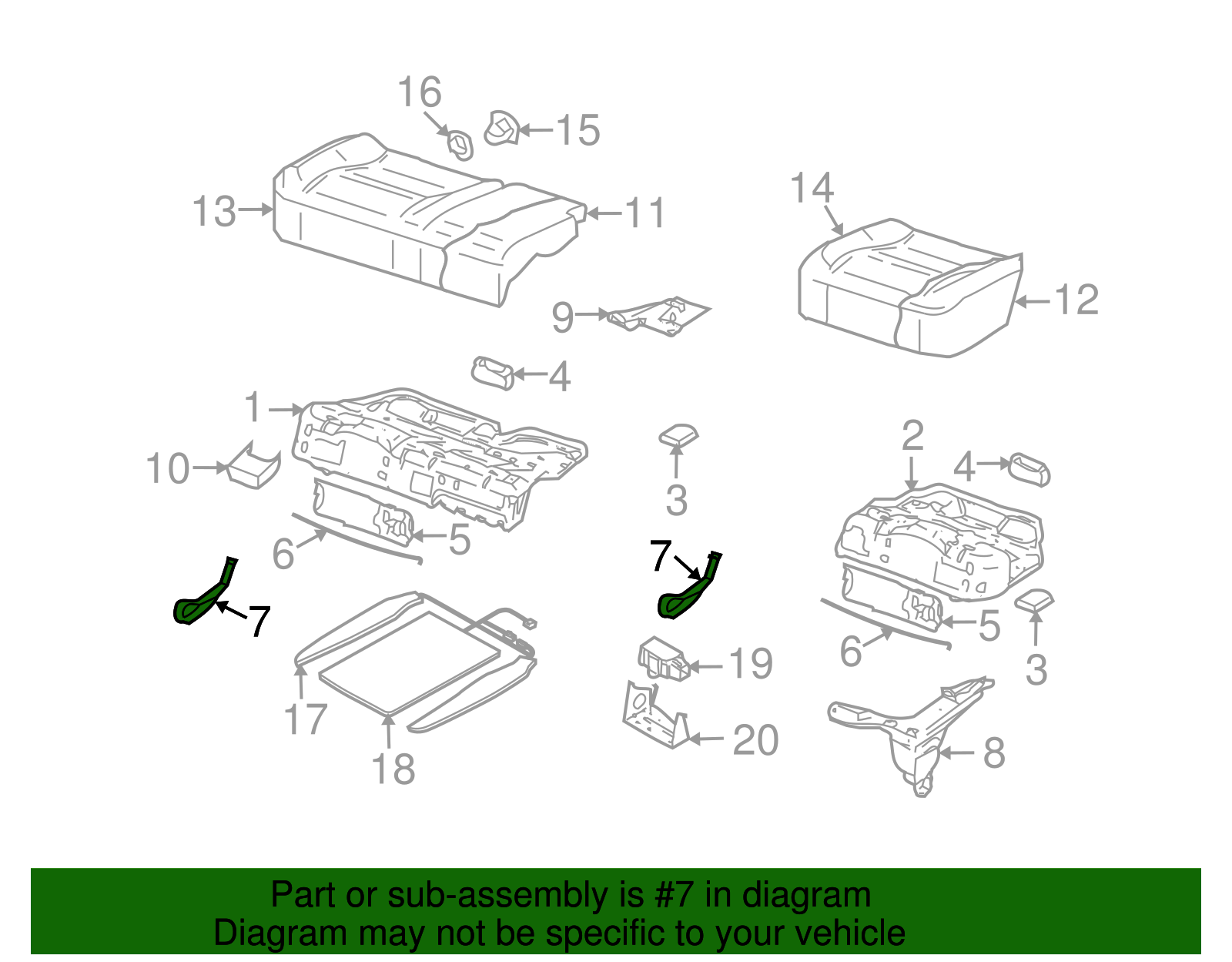 Pull Strap - Volkswagen (7L6-885-093-B-469)