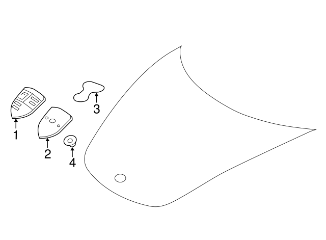 2005-2020 Porsche Emblem Nut WHT-004-974 | Porsche Marin