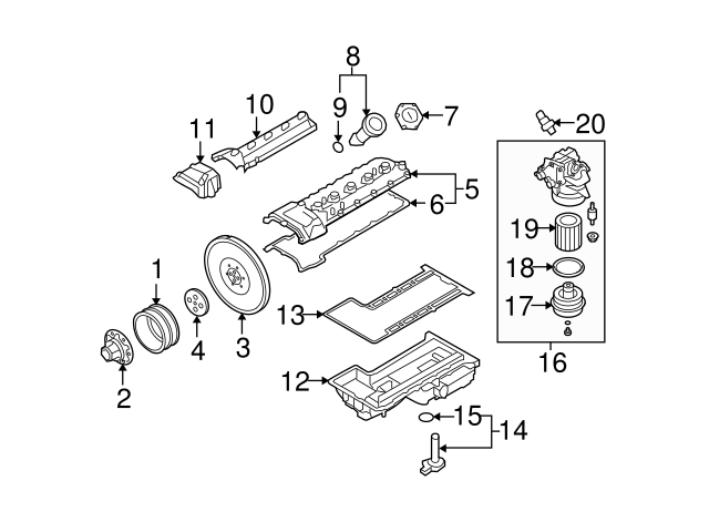 Genuine BMW 12-61-1-715-504 | Oil Pressure Sending Unit | FREE Shipping ...