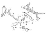 2014-2020 Mercedes-Benz Lower Tie Bar 246-620-00-19 | Mercedes-Benz ...
