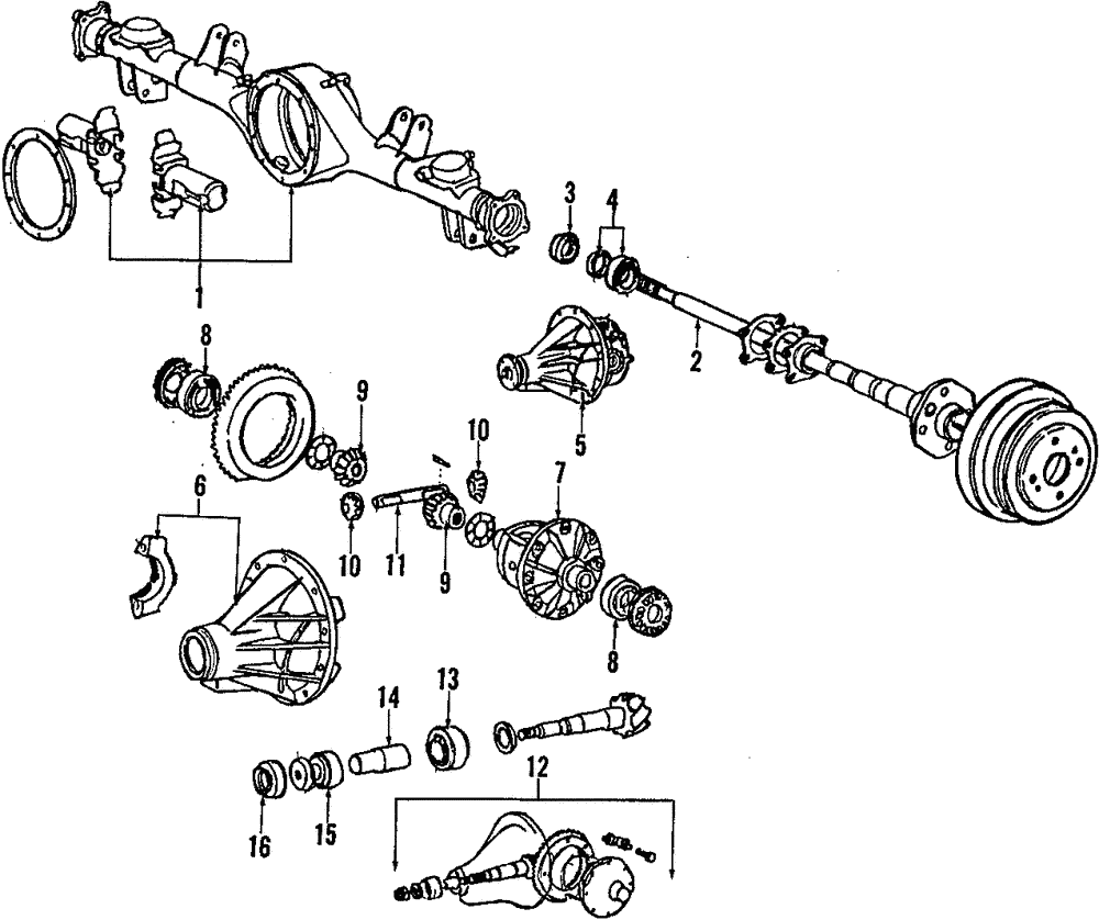 Axle Housing - Toyota (42110-14270)