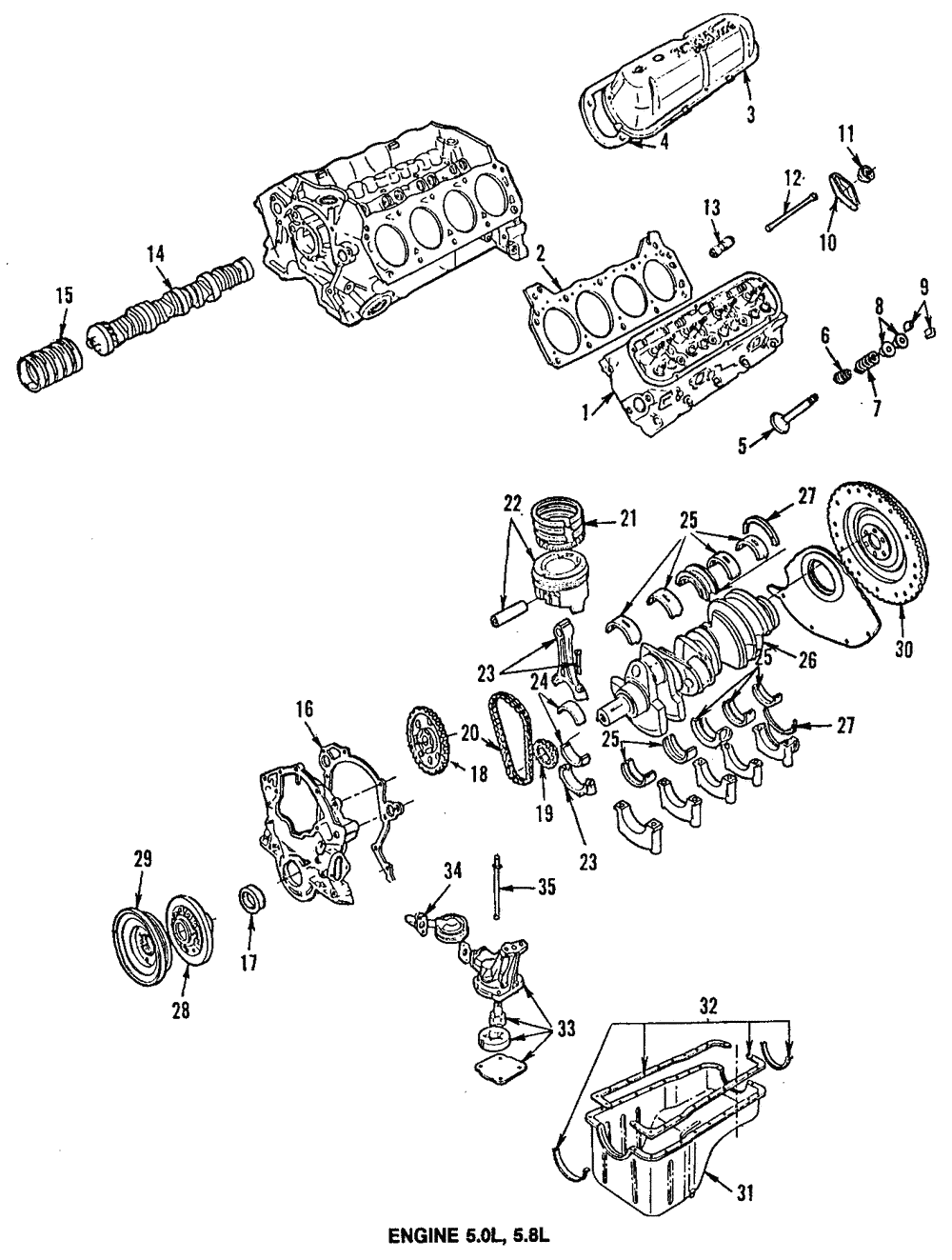 Timing Chain - Ford (E7TZ-6268-A)