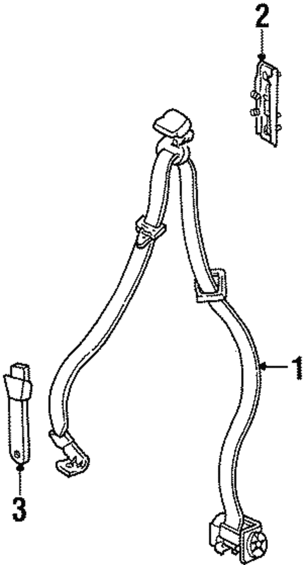 Belt Kit, D/Seat (Bkl Side)                *Sable - GM (12457482)