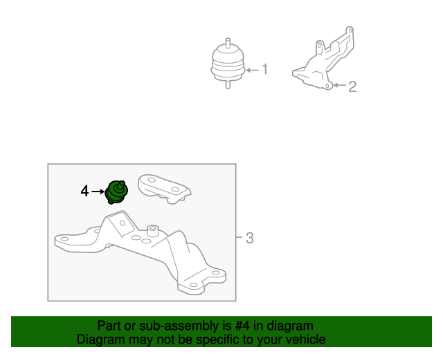 20082014 Cadillac CTS Automatic Transmission Vibration Absorber