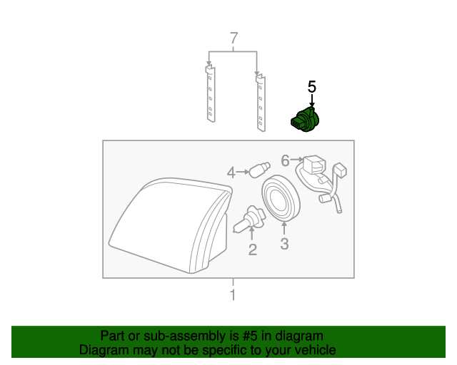 20032024 Ford OEM NEW 0814 Ford E150 E250 E350 H/T Light Lamp Turn