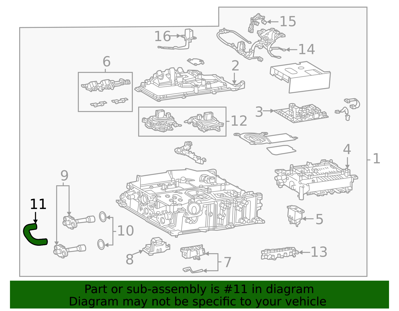 Inlet Hose - Toyota (G91C7-62010)