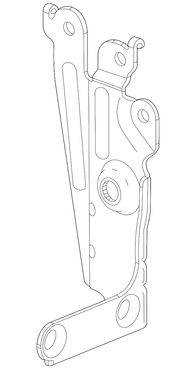 Brake Pressure Modulator Valve Bracket - GM (84405753)