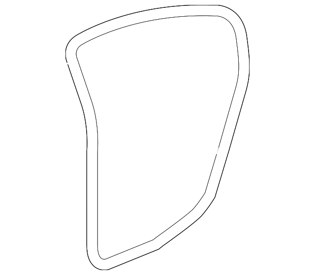 Ebony Side Door Weatherstrip - Buick (25792029)