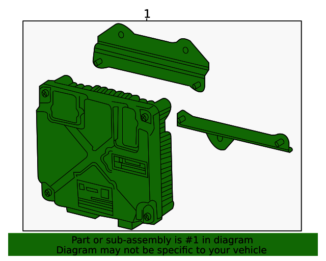 Accessory AC and DC Power Control Module with Bracket 84981765