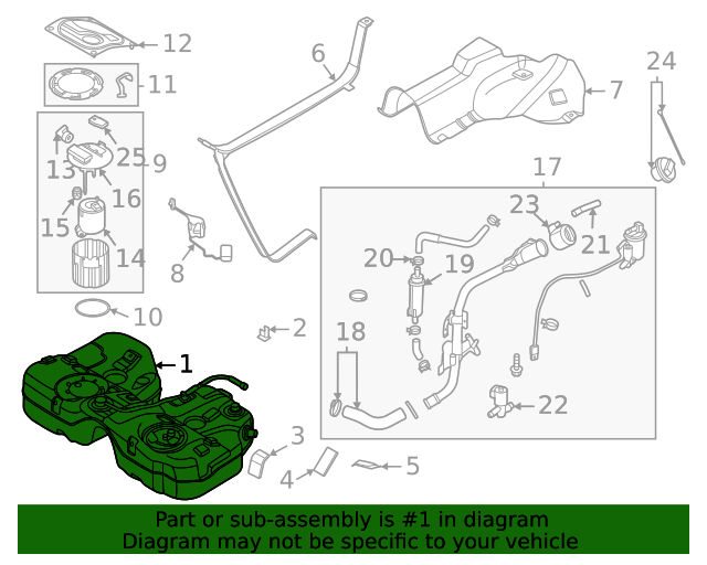 20212022 Kia K5 Fuel Tank 31150L3600
