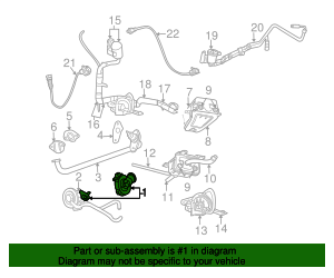 2005-2007 Mopar Egr Valve 4861662AF | Mopar e