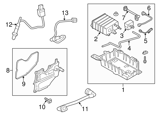 Genuine Ford Oxygen Sensor FR3Z-9F472-A