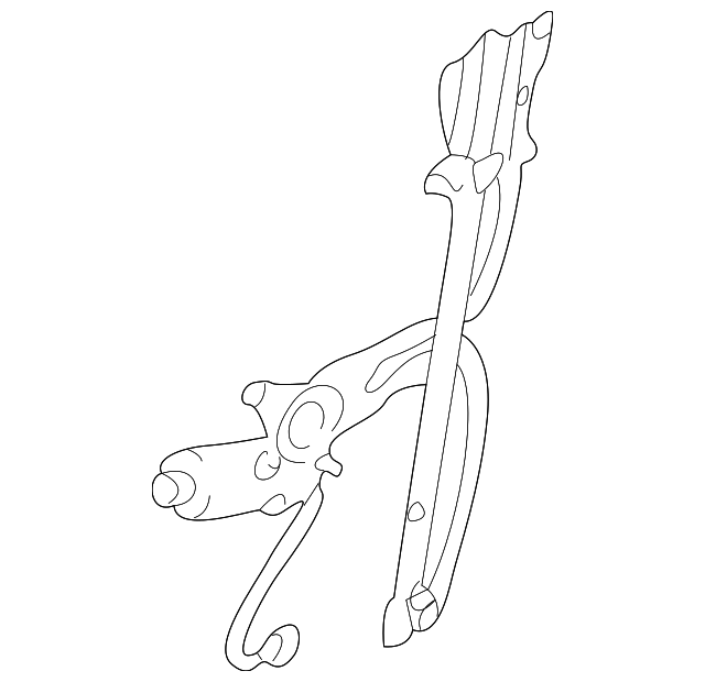 19982002 Mazda 626 Window Regulator Passenger Side (RH) GD7B58560A