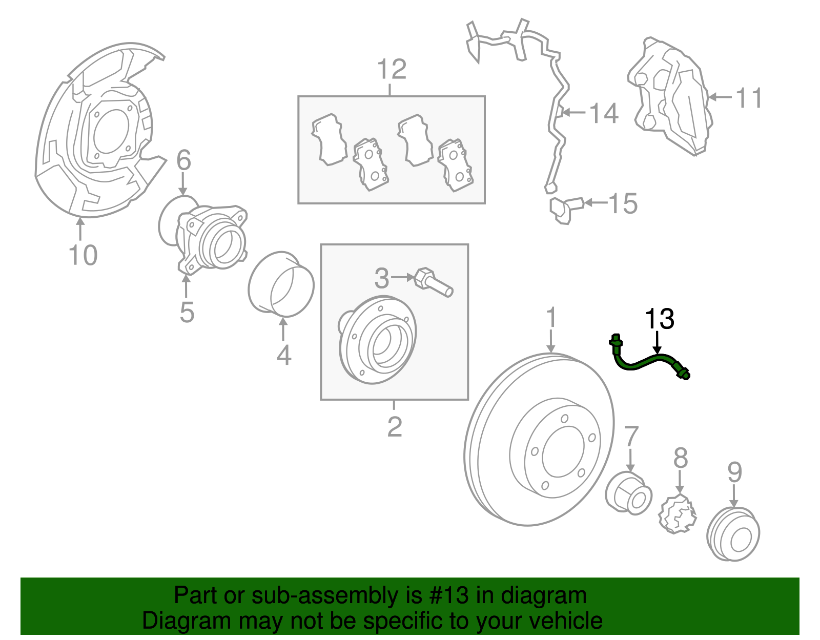 Brake Hose - Toyota (90947-A2090)