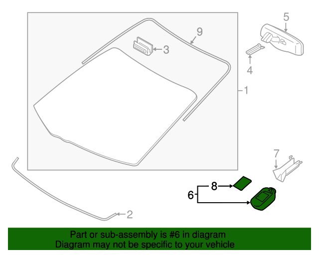 20112020 Toyota Sienna Rain Sensor 8994142010 Toyota Parts Center